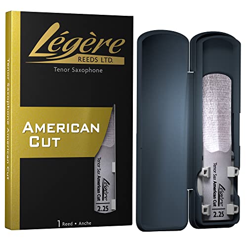 Légère Reeds Premium Synthetic Woodwind Reed, Tenor Saxophone, American Cut, Strength 2.25 (TSA2.25)